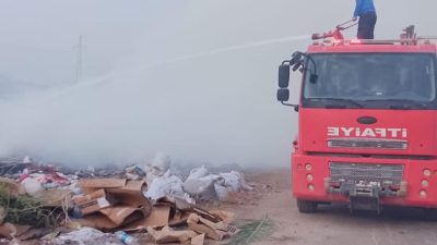 Hassa’da çöplükte yangın çıktı. Hassa İlçesindeki çöplük yangını bağlı Aktepe