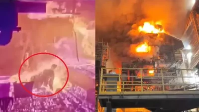 Hatay’ın İskenderun ilçesinde bulunan Tosyalı Holding’e ait Tosyalı Demir Çelik