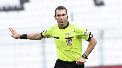 Hatayspor önünde ligdeki ilk yenilgisini alan Galatasaray Kulübü maçın hakemine