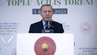 Cumhurbaşkanı Erdoğan: "Filistinli kardeşlerimizin İsrail zulmünden kurtarılması, Gazze'de dünyanın gözleri