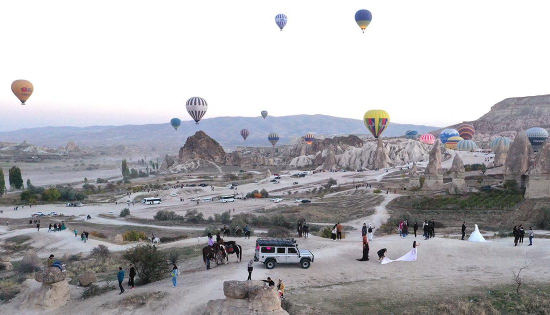 Kapadokya'da, bu yılın ocak-ekim