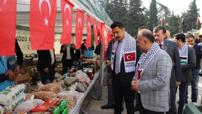 Altınözü Müftülüğü tarafından Filistinlilere destek olmak amacıyla kermes düzenlendi. Altınözü