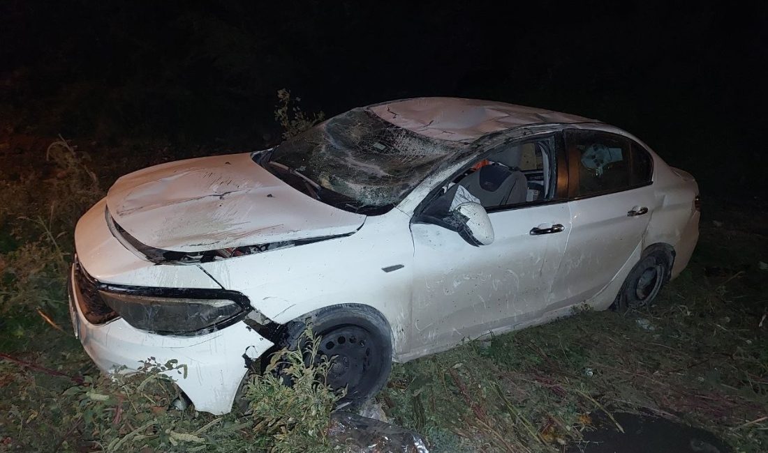 Hatay’ın Dörtyol ilçesinde otomobil