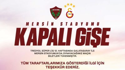 Trendyol Süper Lig 12. Haftasında yarın akşam saat 19.00’da Mersin