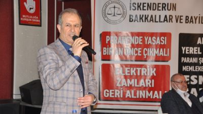 İskenderun Bakkallar ve Bayiler Odası Başkanı Mustafa Çöloğlu, KOSGEB tarafından