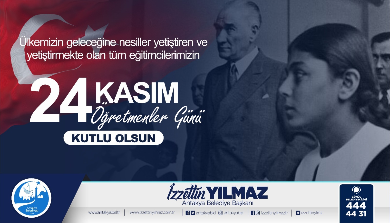 İzzettin Yılmaz, Öğretmenler Günü’nü kutladı