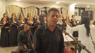 Hatay’da Samandağ Gülbahar Halk Korosu konser verdi