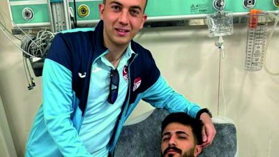 Daha 10 gün önceki Kilisspor-Osmaniyespor BAL maçında, yere düştüğünde dili