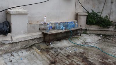 6 Şubat depreminin ardından Hatay’ın Samandağ ilçesinde kurulan Eskişehir çarşısında