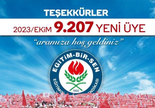 Eğitim Bir Sen’de en fazla üye Hatay’da