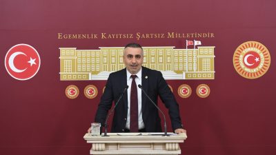 MHP Hatay Milletvekili Lütfi Kaşıkçı TBMM’de Hatay’da deprem sonrası devam