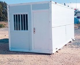 Hatay’ın merkez Antakya ilçesinde, Memleket Partisi İl Başkanlığınca kullanılan konteynerin