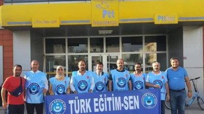 Hatay’da görev yapan Türk Eğitim Sen üyesi öğretmenler, yaklaşan 24