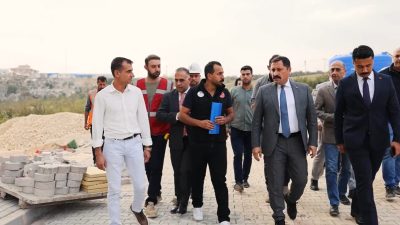 Hatay Valisi Mustafa Masatlı, Altınözü ilçesinde gerçekleştirdiği ziyaretler ve incelemeler