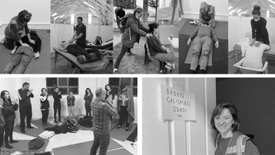 6 Şubat depreminin ardından iş bulmakta sorun yaşayan depremzedelere masaj