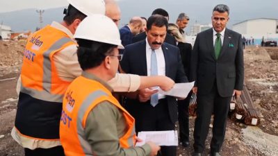 Hatay Valisi Mustafa Masatlı, Payas'ta Yapımı Devam Eden 50 Yataklı