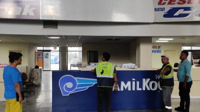 HAS TURİZM şirketi sahibi Hatay BŞB’yi otobüs yazıhanesini kanunsuz başka