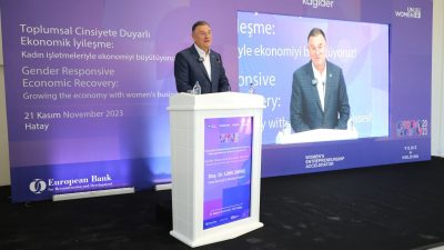 Hatay Büyükşehir Belediye Başkanı Lütfü Savaş, EXPO Sabancı Kuluçka Merkezi’nde