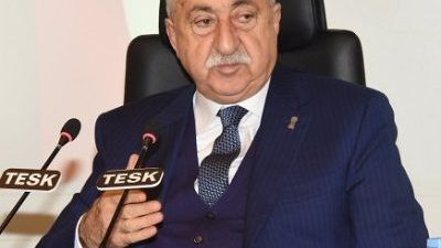 Türkiye Esnaf ve Sanatkarları Konfederasyonu  (TESK)  Genel Başkanı Bendevi Palandöken,