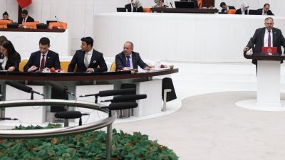 Saadet Partisi Hatay Milletvekili Necmettin Çalışkan İsrail’in Gazze’de yaptığı soykırıma