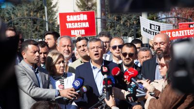 Cumhuriyet Halk Partisi Genel Başkanı Özgür Özel, kamuoyunda sansür yasası