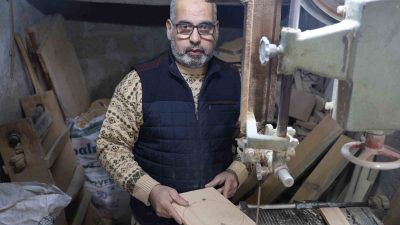 Depremin vurduğu Hatay’da, 40 yıllık ahşap ustası yerle bir olan