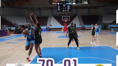 ING Kadınlar Basketbol Süper Ligi’nin 15. haftasında, Hatay Büyükşehir Belediyespor,