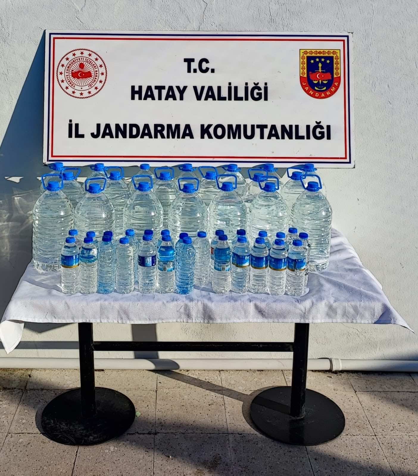 Hatay’da 349 işletmede kaçak alkol yakalandı