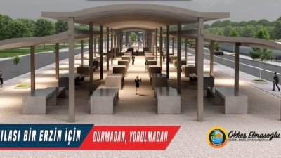 Hatay’ın Erzin ilçesinde kapalı halk pazarı ihalesi düzenlendi. Dün yapılan