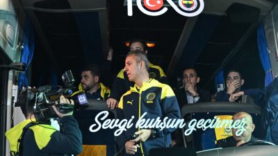 Turkcell Süper Kupa müsabakasının ertelenmesinin ardından Fenerbahçe kafilesi, Sabiha Gökçen