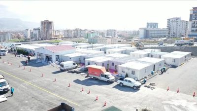 Hatay Ağız ve Diş Sağlığı Merkezi Kocaeli Sahra Hastanesi yerleşkesinde