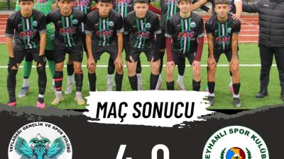Yayladağıspor U-18 Takımı bugün, Reyhanlıspor U-18 takımıyla olan karşılaşmasında 4-0’lık