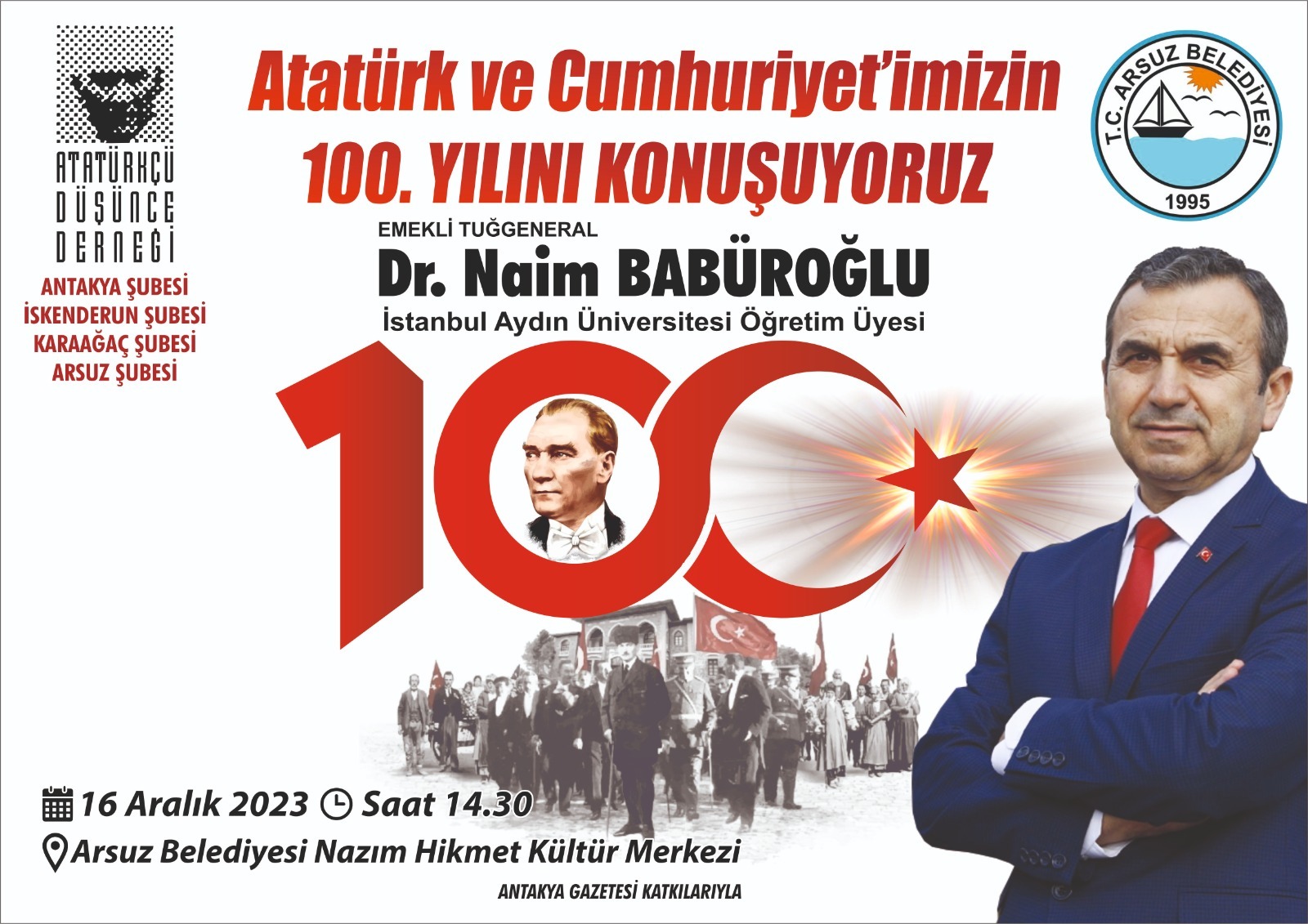 Hatay, Dr. Naim Babüroğlu’nu ağırlayacak!