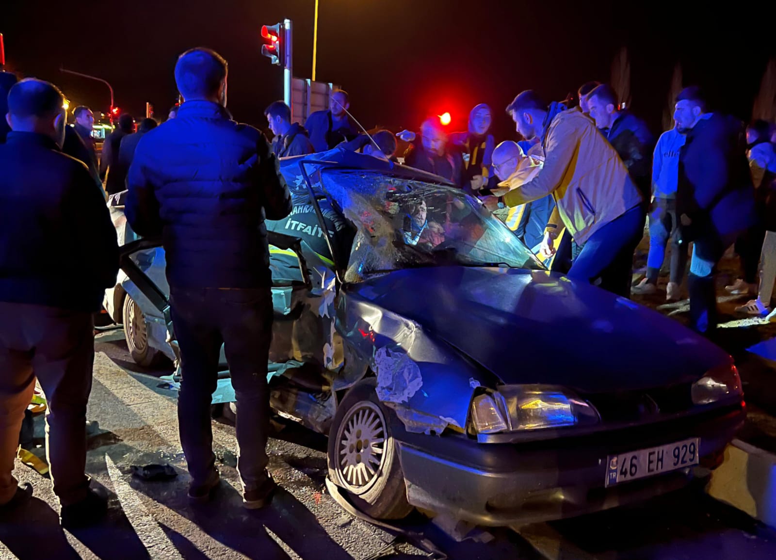 Kahramanmaraş’da dehşet kaza: 9 yaralı