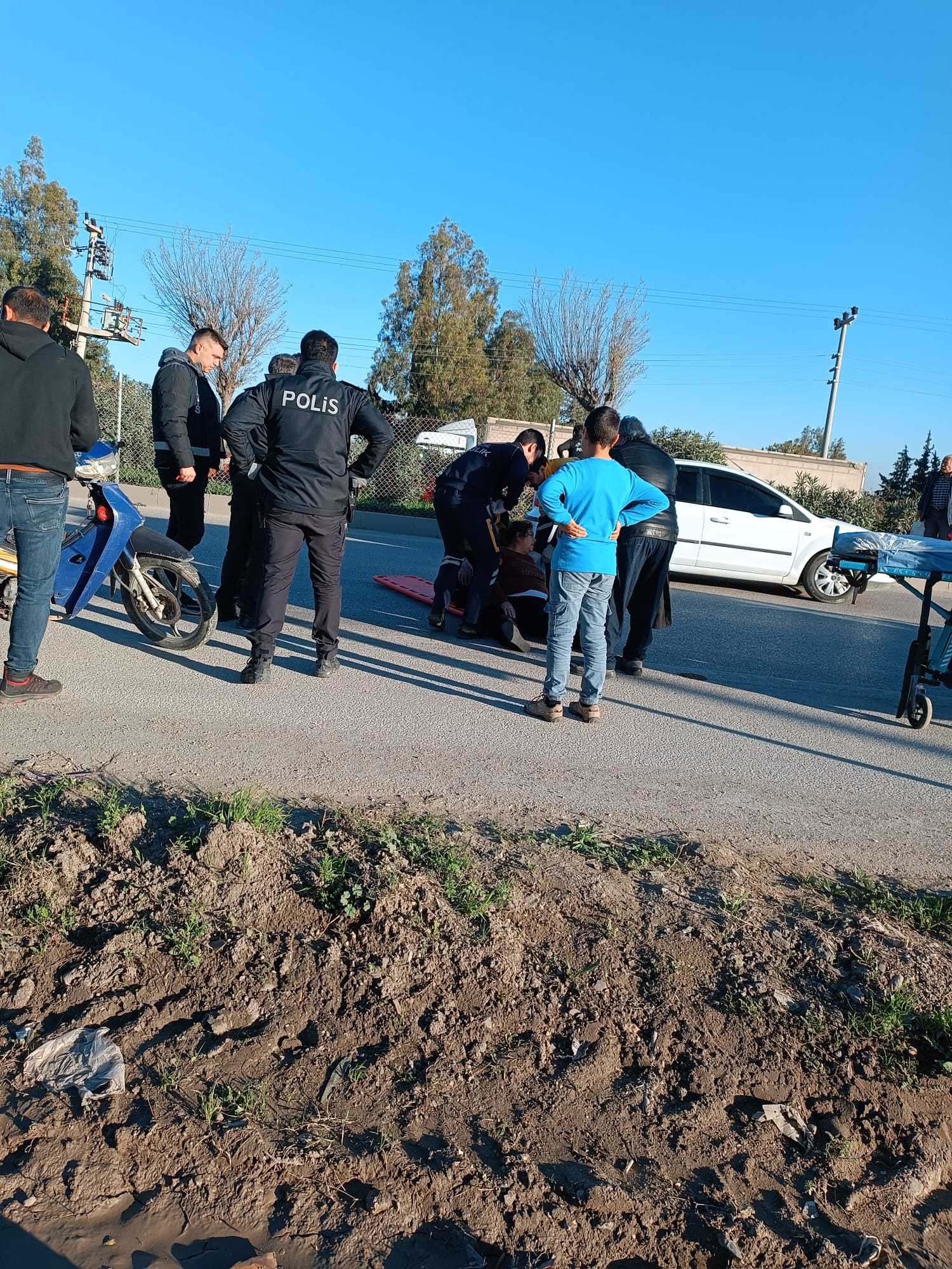 Hatay’da Tır ile motosiklet çarpıştı