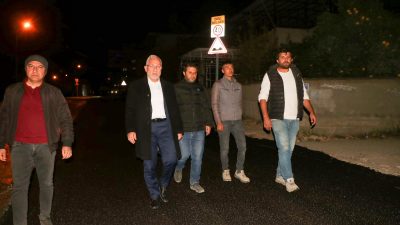 İskenderun Belediye Başkanı Fatih Tosyalı, kent genelinde İçme Suyu Ana