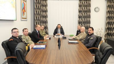 Hatay Valisi Mustafa Masatlı’nın başkanlığında, ilin genel asayiş ve güvenliği