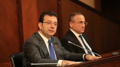 İstanbul Büyükşehir Belediye Başkanı Ekrem İmamoğlu Hatay’da faaliyet gösteren Sivil