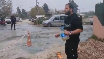 Hatay’da yaşanan elektrik kesintilerini protesto etmek istediği iddia edilen bir