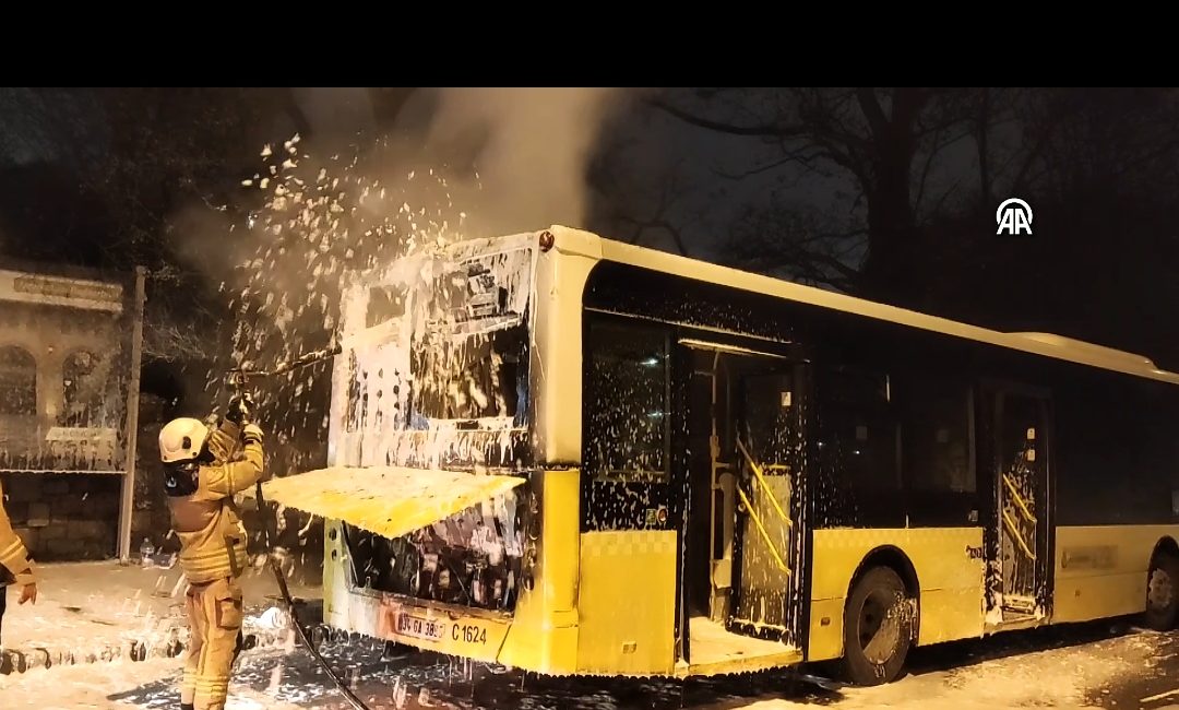 Üsküdar’da seyir halindeki özel