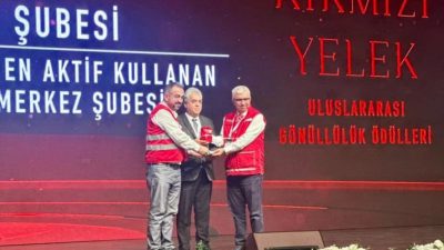 Kızılay Hatay Şubesi, "Kırmızı Yelek Uluslararası Gönüllülük Ödülleri"nde Büyük Başarı