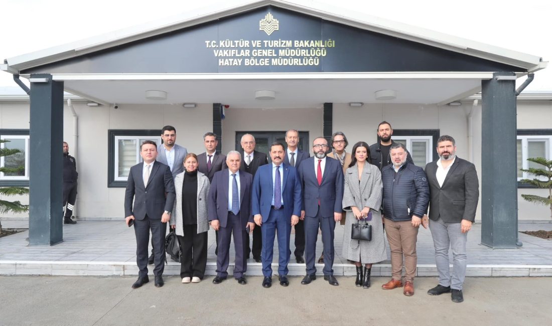 Hatay Valiliğinde bugün Hatay’daki cemaat vakıflarına ait taşınmazlarla ilgili bir