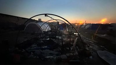 Hatay’ın İskenderun ilçesine bağlı sanayi sitesinde bir iş yerinde yangın