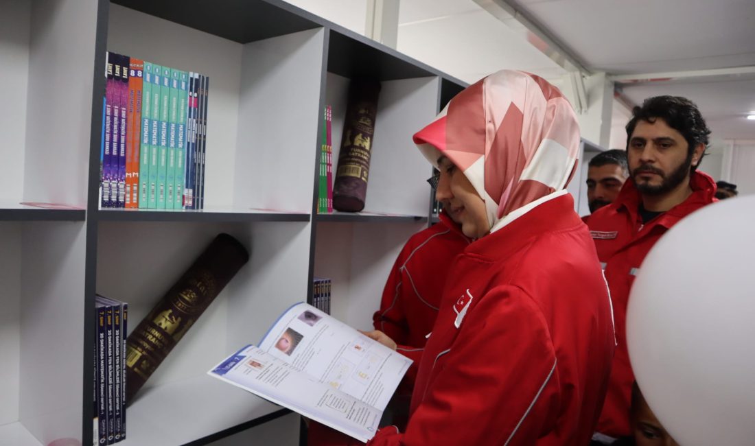 Kızılay Genel Başkanı Prof. Dr. Fatma Meriç Yılmaz, Hatay’ın Güzelburç