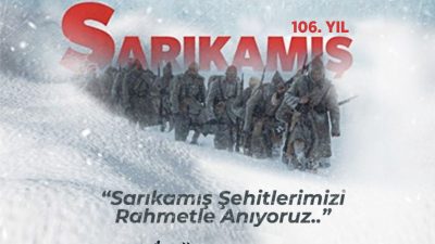 Antakya Belediye Başkanı İzzettin Yılmaz, Sarıkamış Şehitlerini yayınladığı mesajla andı.