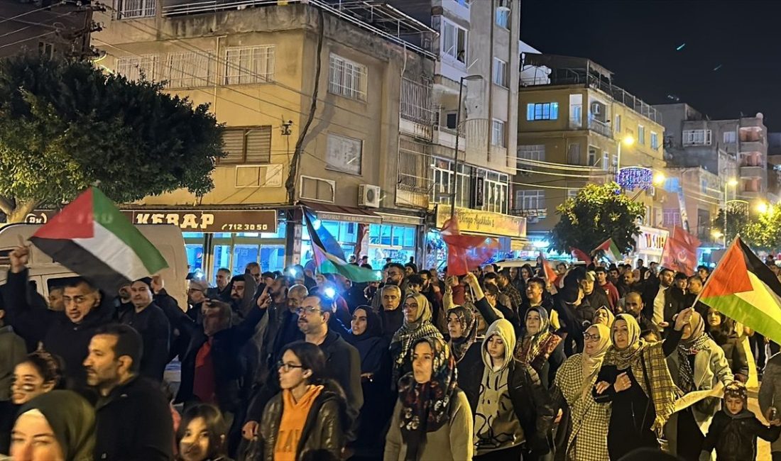 Hatay’ın Dörtyol ilçesinde, İsrail’in