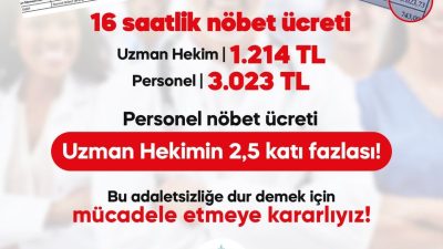 Doktorlar bu kez ücrette sosyal adaletin sağlanmasını istiyor. Doktorları çatısında