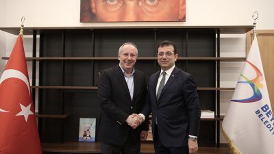 Memleket Partisi Genel Başkanı ile İstanbul Büyükşehir Belediye Başkanı Ekrem