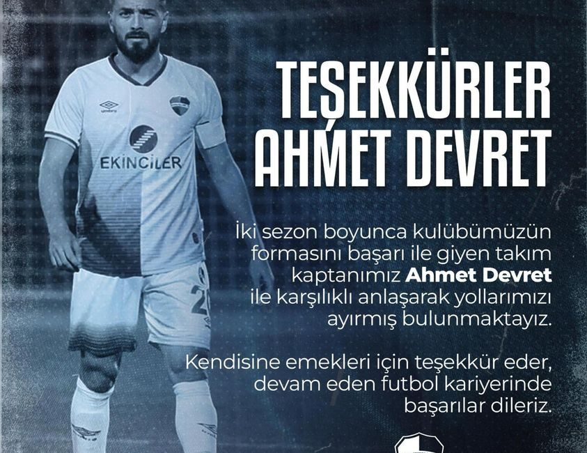 İskenderunspor, oyuncusu Ahmet Devret