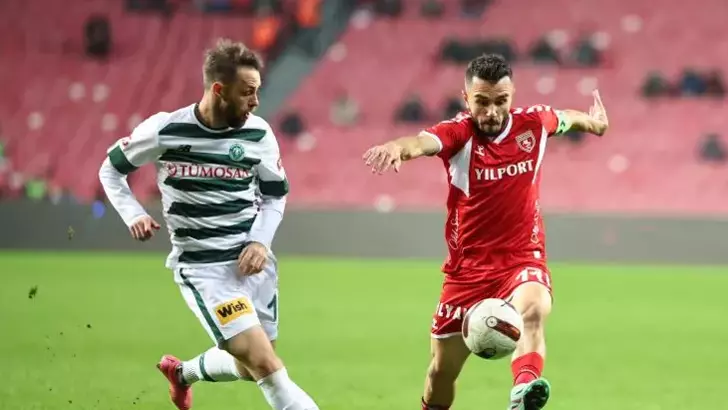 Samsunspor Konyaspor ile berabere kaldı